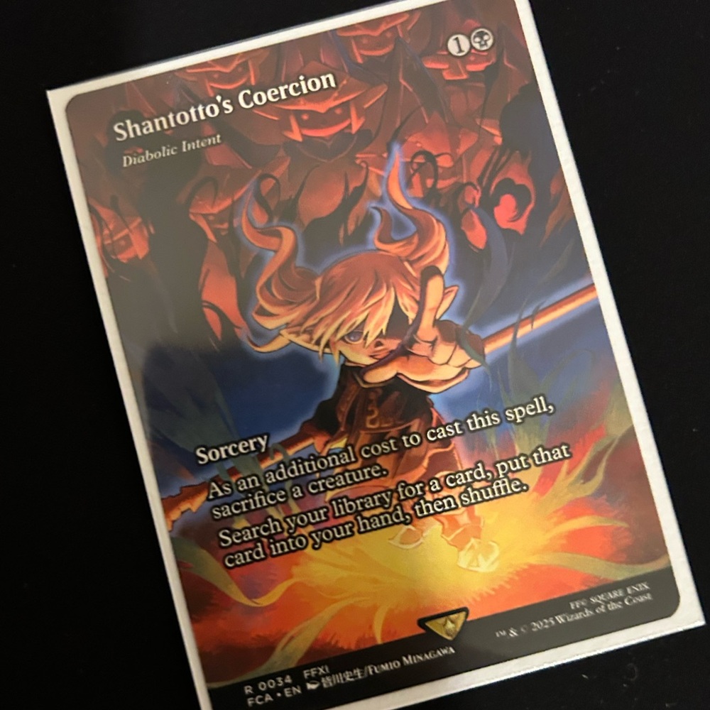 Shantotto's Coercion Final Fantasy Trading Card